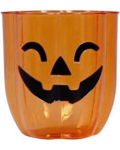 Halloween Kürbis Becher -Halloween Lieferungen halloween pumpkin kunststoff becher halloween pumpkin plastic mug halloween kuerbis tischdeko 53237 4jpg