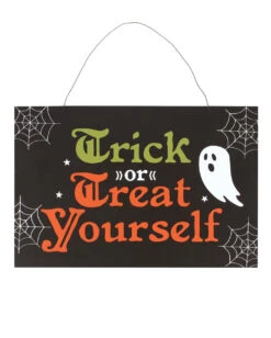 Trick Or Treaters Halloween Schild 20x30cm 7 Trick Or Treaters Halloween Schild 20x30cm -Halloween Lieferungen halloween schild trick or treat yourself trick or treat yourself halloween sign 53120 01