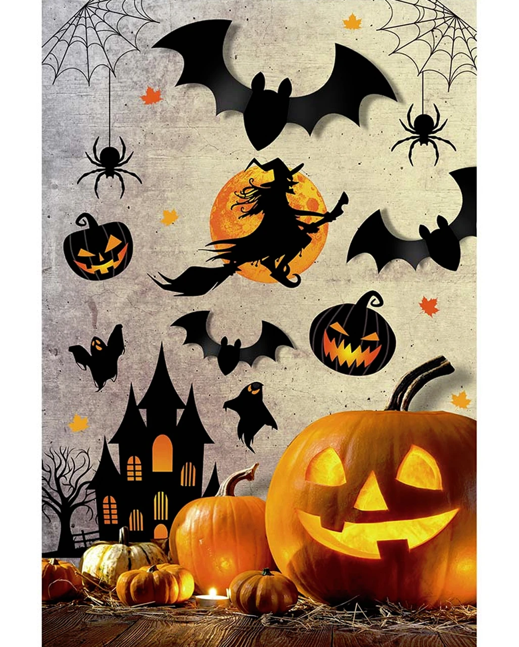 Wandsticker Halloween Schatten Motive 4 Wandsticker Halloween Schatten Motive – Bild 2
