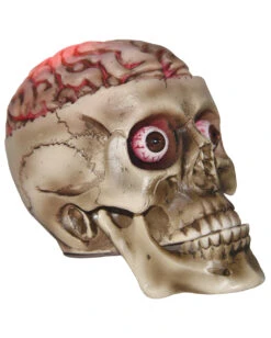 Halloween Totenschädel Mit Blutigem LED Gehirn 19cm 7 Halloween Totenschädel Mit Blutigem LED Gehirn 19cm -Halloween Lieferungen halloween totenkopf mit blutigem led gehirn halloween skull with bloddy led brain halloween deko 53917 02