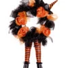 Halloween Kranz Mit Hexen Beinen 1 Halloween Kranz Mit Hexen Beinen -Halloween Lieferungen halloween tuerkranz mit hexenbeinen halloween door wreath with witch legs hexen deko 52763