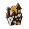 Haunted House Aufsteller Happy Halloween 12cm -Halloween Lieferungen happy halloween haunted house aufsteller 12cm happy halloween haunted house block 54668