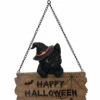 Kätzchen Mit Happy Halloween Schild 1 Kätzchen Mit Happy Halloween Schild -Halloween Lieferungen happy halloween kaetzchen mit schild happy halloween kitten with sign halloween deko 51343 01