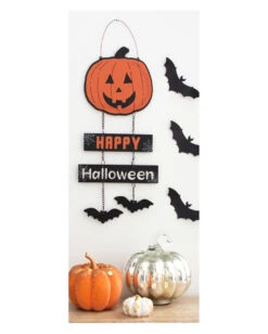 Happy Halloween Hängeschild Mit Kürbis 30cm 7 Happy Halloween Hängeschild Mit Kürbis 30cm -Halloween Lieferungen happy halloween kuerbis haengeschild happy halloween pumpkin sign kinderfreundliche halloween deko 53142 03