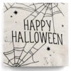 Happy Halloween Servietten Mit Spinnweben Motiv 16 St. -Halloween Lieferungen happy halloween spinnweben servietten 16 stueck halloween spiderweb napkins halloween tischdeko 51509
