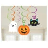 Fröhliche Halloween Spiralen Deko -Halloween Lieferungen happy halloween spiralen deko happy halloween swirls decoration 39594 01