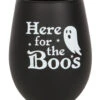 Here For The Boos Cocktail Glas -Halloween Lieferungen here for the boos halloween cocktail glas halloween homeware halloween geschirr 53395 01