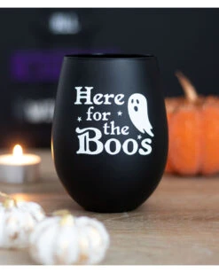 Here For The Boos Cocktail Glas -Halloween Lieferungen here for the boos halloween cocktail glas halloween homeware halloween geschirr 53395 03