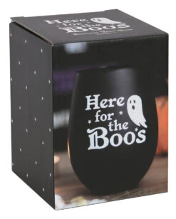Here For The Boos Cocktail Glas -Halloween Lieferungen here for the boos halloween cocktail glas halloween homeware halloween geschirr 53395 05