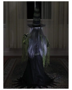 Hexe Mit Hexenkugel Halloween Animatronic 7 Hexe Mit Hexenkugel Halloween Animatronic -Halloween Lieferungen hexe mit wahrsagekugel halloween animatronic fortune teller witch halloween animated prop horror und halloween deko 51248 3