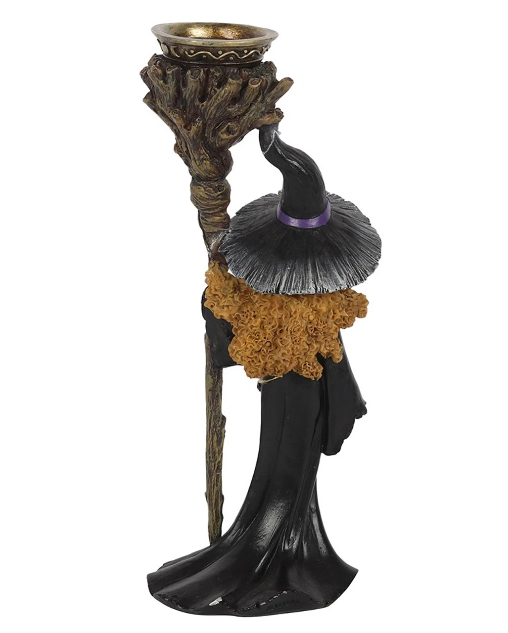 Hexe Mit Magierstab Backflow Räucherkegelhalter 5 Hexe Mit Magierstab Backflow Räucherkegelhalter – Bild 3