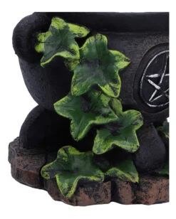 Hexenkessel Mit Efeu Kerzenhalter 2er Set -Halloween Lieferungen hexenkessel mit efeu teelichthalter 2er set witches cauldron with ivy candle holder halloween tischdeko 51064 05