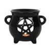 Pentagramm Hexenkessel Duftlampe -Halloween Lieferungen hexenkessel pentagramm duftlampe gothic duftlampe pentagram cauldron oil burner gothic deko 51987 01