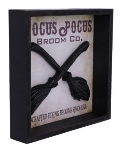 Hocus Pocus Hexenbesen Im Bilderrahmen 20cm 10 Hocus Pocus Hexenbesen Im Bilderrahmen 20cm -Halloween Lieferungen hocus pocus hexenbesen wandbild hocus pocus witch broom wall art halloween dekoration 51063 03