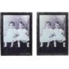 Zombie Zwillinge Hologramm Wandbild 48x35 Cm -Halloween Lieferungen hologramm wandbild zombie zwillinge hologram picture zombie twins halloween wanddeko 53258