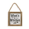 Halloween Wandbild "What´s Up Witches" 15cm -Halloween Lieferungen holz schild whats up witches 15cm wood wall sign halloween dekoschild halloween 54239