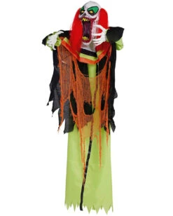 Zappelnder Horror Clown 160cm 6 Zappelnder Horror Clown 160cm -Halloween Lieferungen horror clown mit bewegung 160cm horror clown with movement halloween animatronics 53366 2