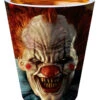 Horror Clown Zirkus Schnapsbecher 3 St. -Halloween Lieferungen horrorclown circus shot becher pappe horror clown circus shot mug cardboard horror zirkus dekoration 53167
