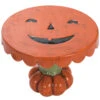 Johanna Parker Servierplatte Kürbis 16cm -Halloween Lieferungen johanna parker dessertplatte pumpkin 16cm johanna parker servierplatte kuerbis halloween tortenplatte klein 54071