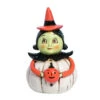 Johanna Parker Mini Pumpkin Peeps Hexen Figur -Halloween Lieferungen johanna parker hexe mini pumpkin peeps figur witch mini pumpkin peeps figurine halloween tisch deko 52933