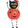 Johanna Parker Kürbis Katze Vintage Figur -Halloween Lieferungen johanna parker katze pumpkin body vintage figur cat pumpkin body vintage figure halloween dekoration 52924