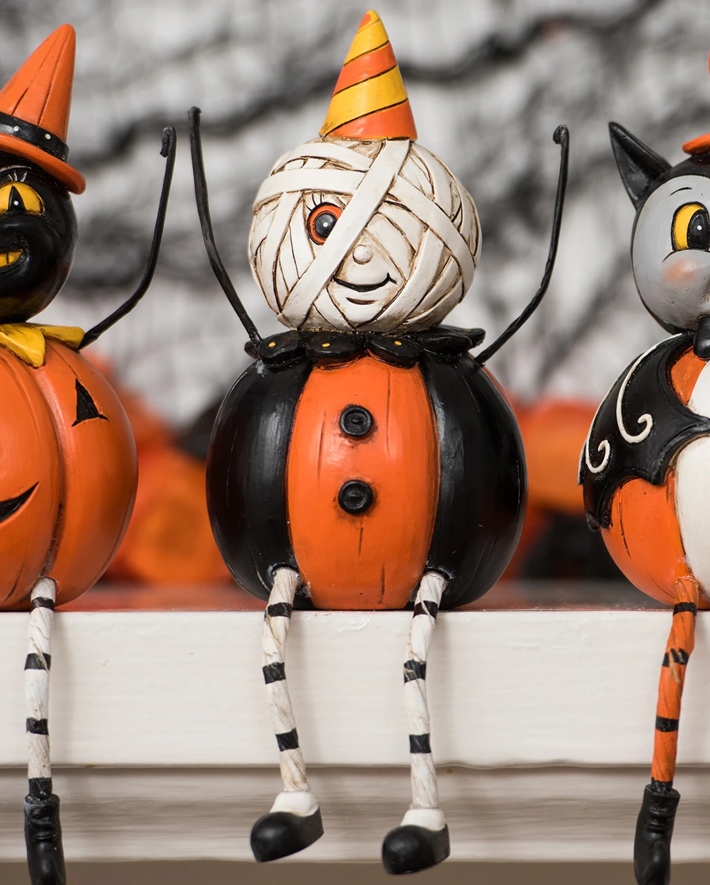 Johanna Parker Kürbis Mumie Vintage Figur 4 Johanna Parker Kürbis Mumie Vintage Figur – Bild 2