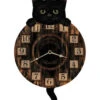 Kätzchen Wanduhr Mit Pendel 2 Kätzchen Wanduhr Mit Pendel -Halloween Lieferungen katzen wanduhr mit pendel kitten ticking wall clock 39527 01