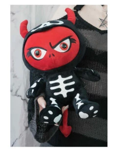 KILLSTAR Gloom Teufel Aus Plüsch -Halloween Lieferungen killstar gloom pluesch teufel gloom plush devil gothic deko gothic merchandise 50254 03