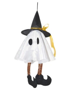 Kleines Weißes Gespenst Mit Hexenhut 36 Cm 8 Kleines Weißes Gespenst Mit Hexenhut 36 Cm -Halloween Lieferungen kleiner weisser geist mit hexenhut little white ghost with witch hat 39603 03
