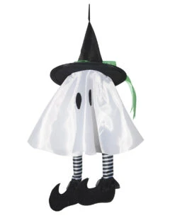 Kleines Weißes Gespenst Mit Hexenhut 36 Cm 9 Kleines Weißes Gespenst Mit Hexenhut 36 Cm -Halloween Lieferungen kleiner weisser geist mit hexenhut little white ghost with witch hat 39603 04