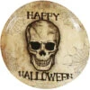 Happy Halloween Kunststoff Teller 2 Happy Halloween Kunststoff Teller -Halloween Lieferungen kunststoff teller happy halloween skull halloween party buffet teller party tray happy halloween skull 35672 1