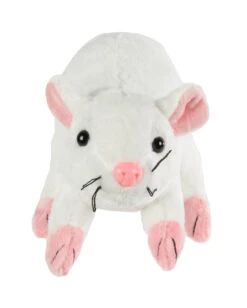 Weiße Plüschratte 19cm -Halloween Lieferungen kuscheltier ratte 19cm weiss plueschratte fuer kinder geschenkartikel plueschtier ratte 29709 3