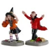 Lemax Spooky Town - Erschrockene Halloween Kids 2er Set -Halloween Lieferungen lemax spooky town figuren terrfiied trick or treaters halloween dekoration 53617 01