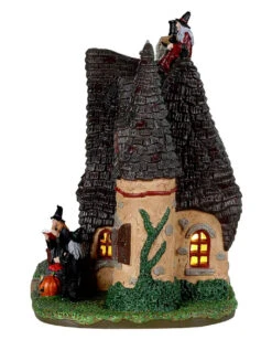 Lemax Spooky Town - Das Hexenhäuschen -Halloween Lieferungen lemax spooky town the witchs cottage halloween deko hexenhaus spooky town gebaeude 53858 3