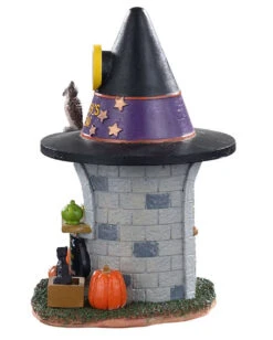 Lemax Spooky Town - Hexengebräu Kaffee -Halloween Lieferungen lemax spooky town witches brew coffee halloween dekoration spooky town building 53628 03