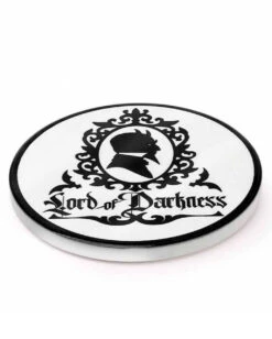 Herr Der Finsternis Untersetzer -Halloween Lieferungen lord of darkness untersetzer lord of darkness coaster gothic homeware halloween homeware 51687 02