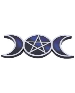 Lunar Trinity Räucherstäbchen Halter 21,5cm 13 Lunar Trinity Räucherstäbchen Halter 21,5cm -Halloween Lieferungen lunar trinity raeucherstaebchenhalter lunar trinity incense burner gothic deko 54012 05