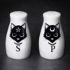 Magische Pagan Katzen Salz & Pfefferstreuer Set -Halloween Lieferungen magische wicca katzen salz und pfefferstreuer set magic wicca cats salt and pepper set 50863 01