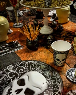 Mini Hexenkessel 12er Packung -Halloween Lieferungen mini hexenkessel halloween hexenkessel trick or treat koerbchen suesses oder saures geschenk kessel 19461 1