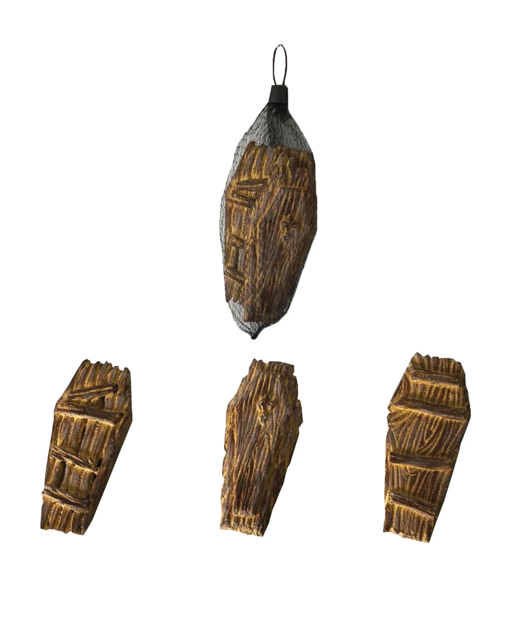 3 St. Mini Sargdeckel Als Streudeko 3 3 St. Mini Sargdeckel Als Streudeko