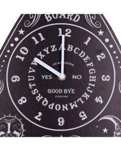 Hexenbrett Wanduhr 34cm -Halloween Lieferungen ouija board wanduhr hexenbrett wanduhr wahrsagebrett wanduhr spirit board wallclock 53300 05