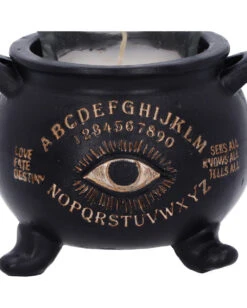 Spirit Hexenkessel Als Teelichthalter 9cm -Halloween Lieferungen ouija hexenkessel als teelichthalter spirit witches cauldron tealight holder gothic deko 51157 05