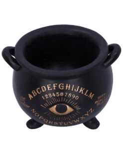 Spirit Hexenkessel Mit Auge 22,3cm -Halloween Lieferungen ouija hexenkessel mit sehendem auge ouija witches cauldron with seeing eye halloween deko 51061 05