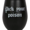 Wähle Dein Gift Weinglas 1 Wähle Dein Gift Weinglas -Halloween Lieferungen pick your poison weinglas pick your poison wine glass halloween homeware gothic homeware 53394 01