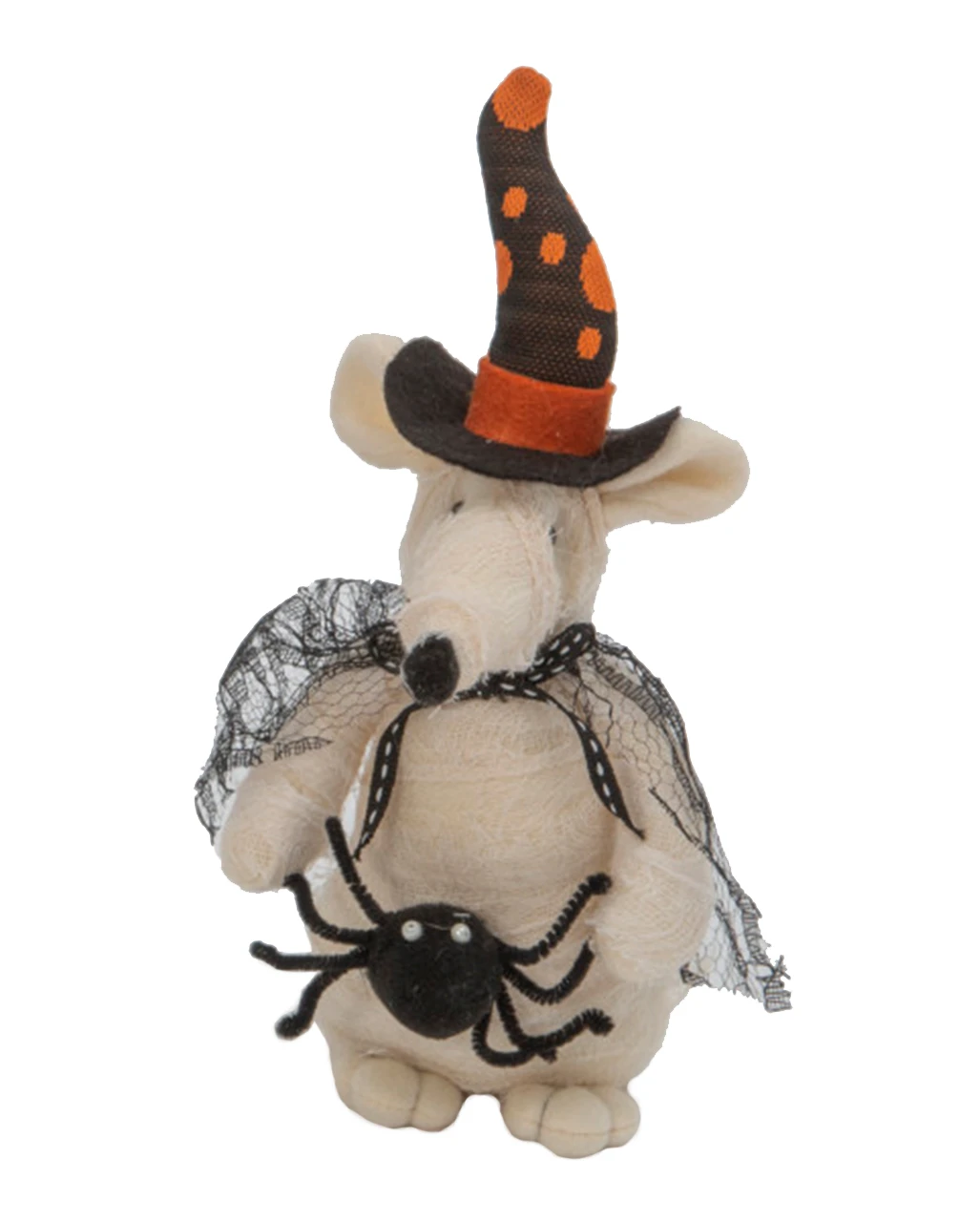 Halloween Plüsch Maus Mit Spinne 23cm 3 Halloween Plüsch Maus Mit Spinne 23cm