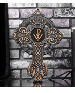 Powerwolf Metal Is Religion Wandbild 31cm -Halloween Lieferungen powerwolf metal is religion wand relief powerwolf metal is religion wall plaque powerwolf merchandise 51499 07