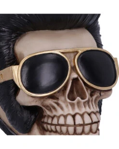 Rock 'n' Roll Totenschädel 17cm 13 Rock 'n' Roll Totenschädel 17cm -Halloween Lieferungen rock n roll totenkopf rock n roll totenschaedel rock n roll skull rockabilly wohnaccessoire 53392 05