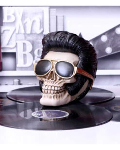 Rock 'n' Roll Totenschädel 17cm 14 Rock 'n' Roll Totenschädel 17cm -Halloween Lieferungen rock n roll totenkopf rock n roll totenschaedel rock n roll skull rockabilly wohnaccessoire 53392 06
