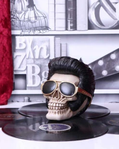 Rock 'n' Roll Totenschädel 17cm 15 Rock 'n' Roll Totenschädel 17cm -Halloween Lieferungen rock n roll totenkopf rock n roll totenschaedel rock n roll skull rockabilly wohnaccessoire 53392 07