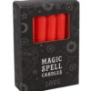 Rote "Liebe" Hexenkerzen 12 St. -Halloween Lieferungen rote liebe zauberkerzen red love spell candles wicca candles gothic deko 50677 01